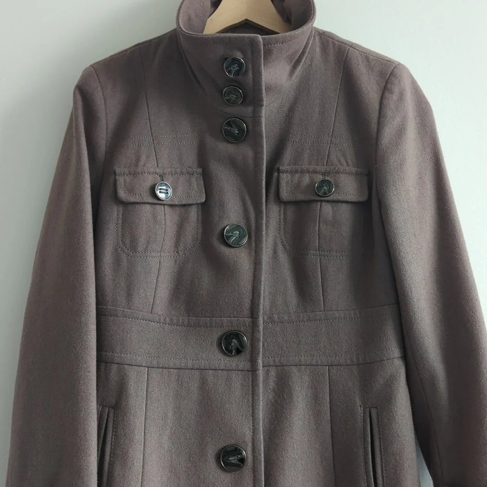 Kenneth Cole Reaction blend Wool Peacoat M - Picture 4 of 7